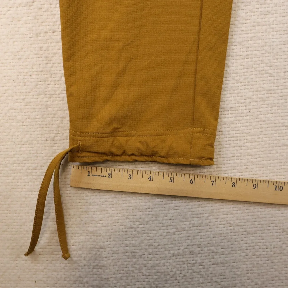 Coalatree Unisex L Trailhead Adventure Pant Mustard Yellow DWR Ripstop Stretch